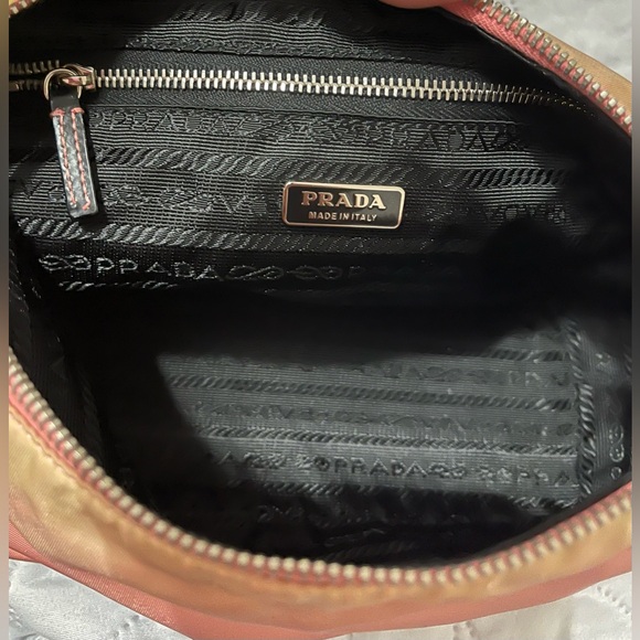 VTG PRADA early 2000’s tessuto pink nylon shoulder bag - Picture 10 of 11